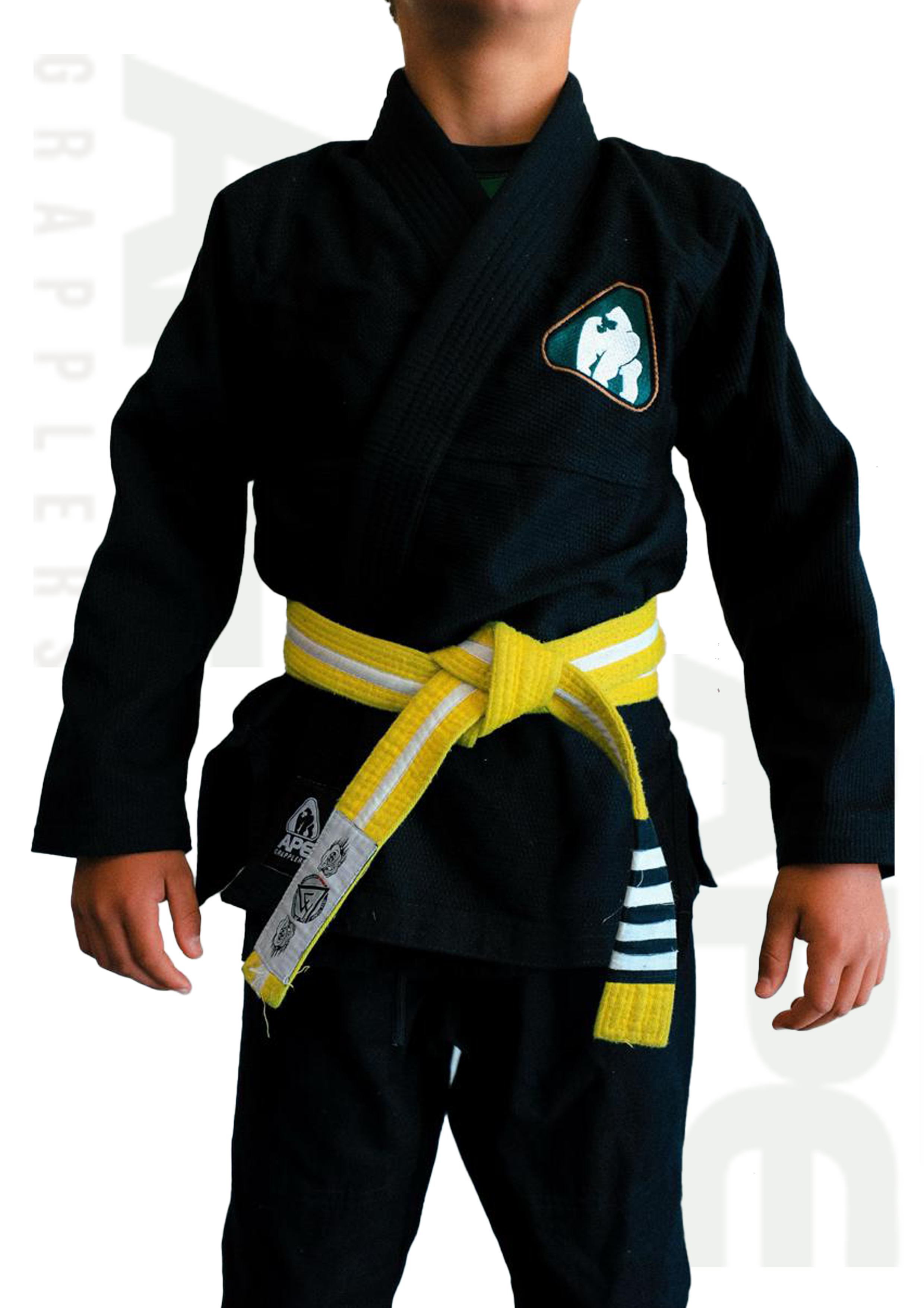 Ape Grappler Gi Kids Black