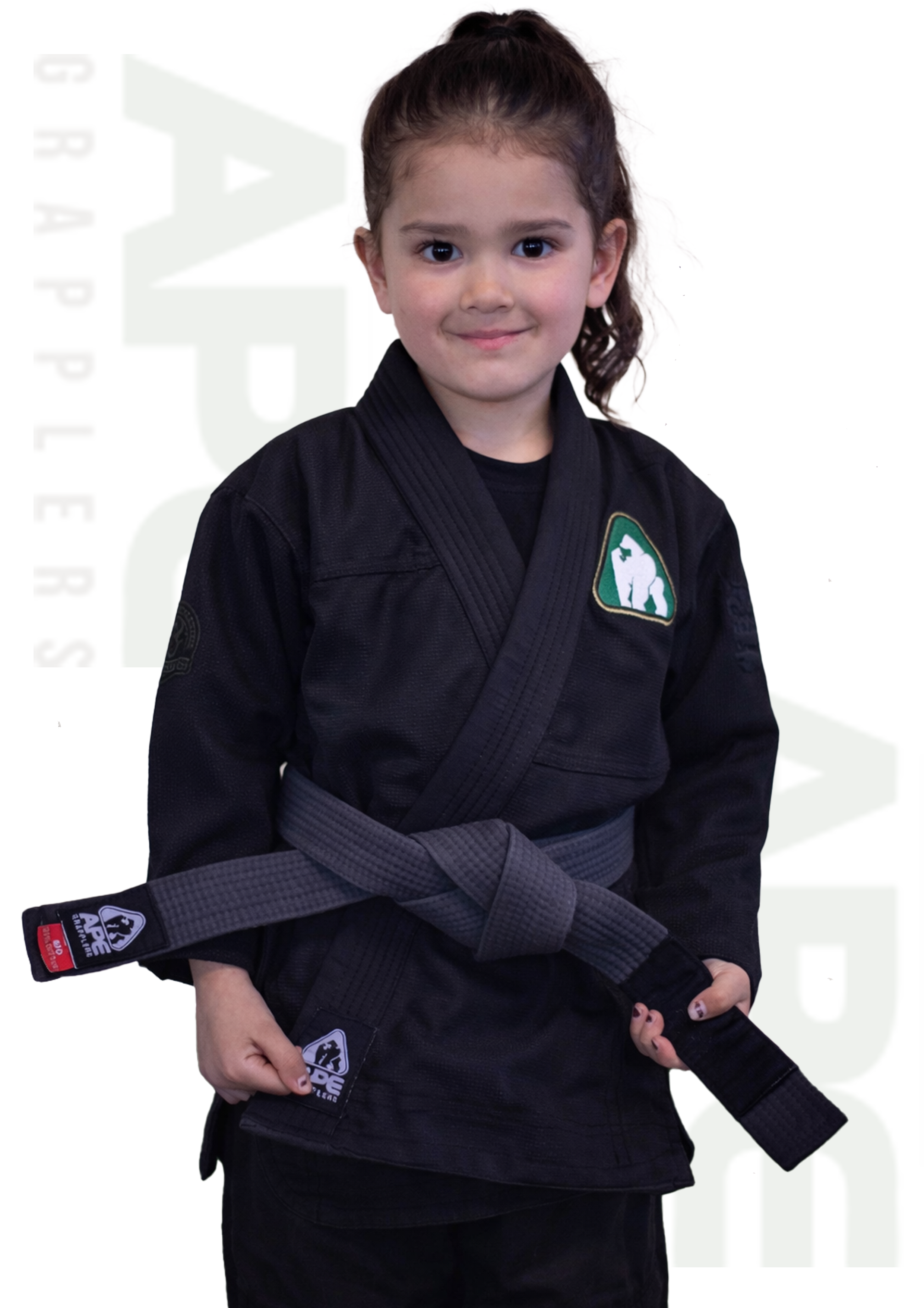 Ape Grappler Gi Kids Black
