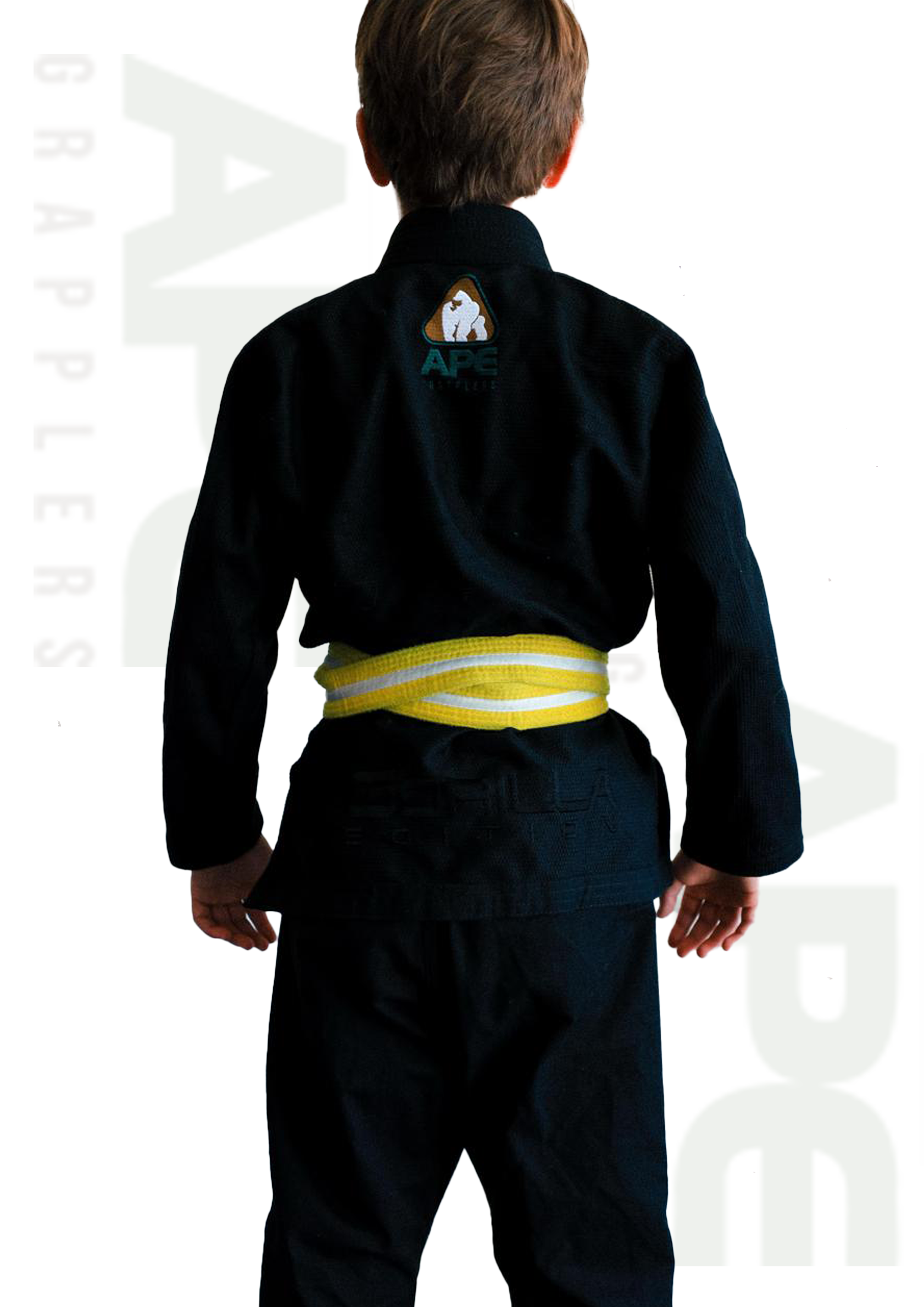 Ape Grappler Gi Kids Black