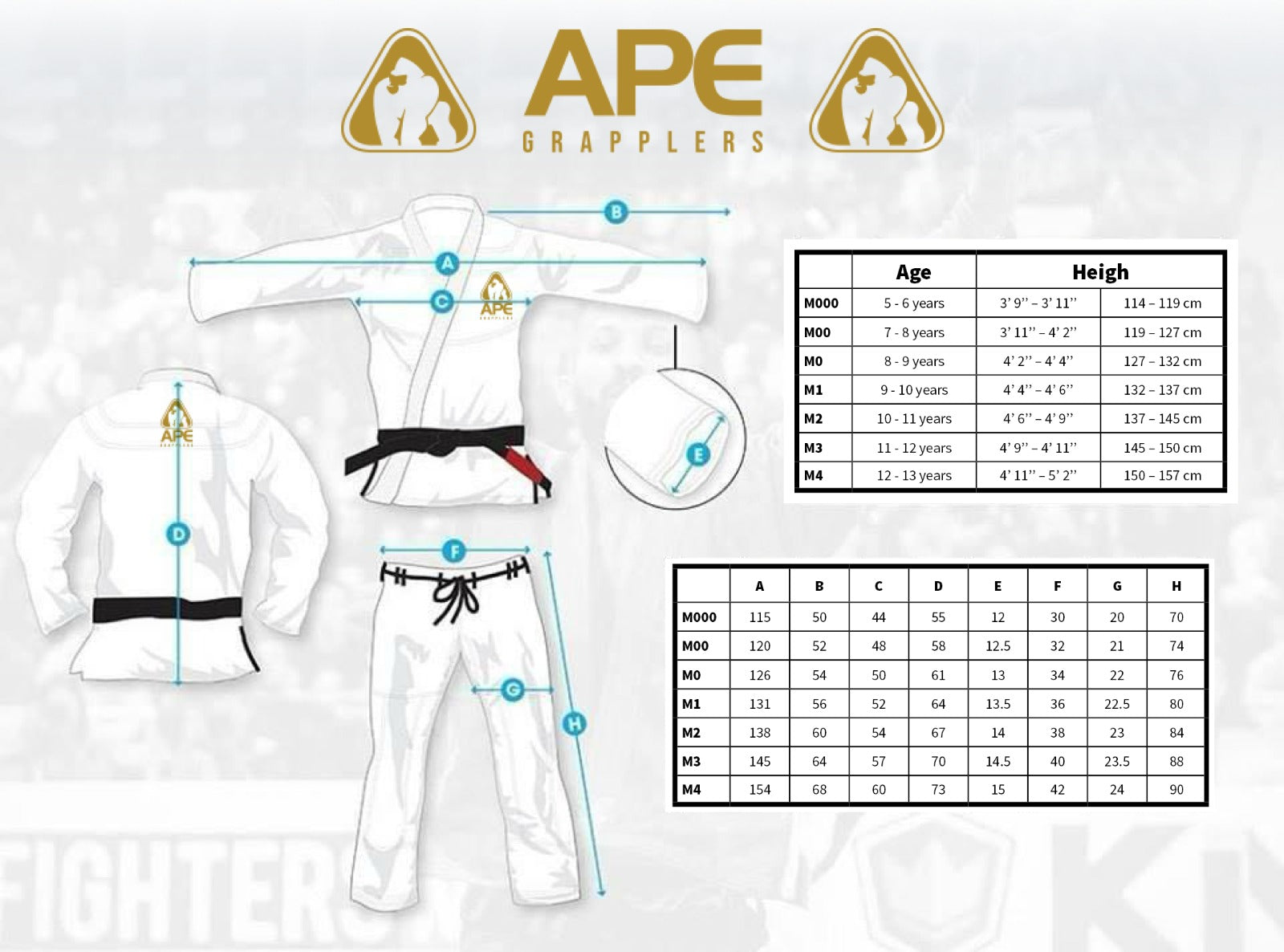 Ape Grappler Bad Ape Rash Guard Kids (Short Sleeve)