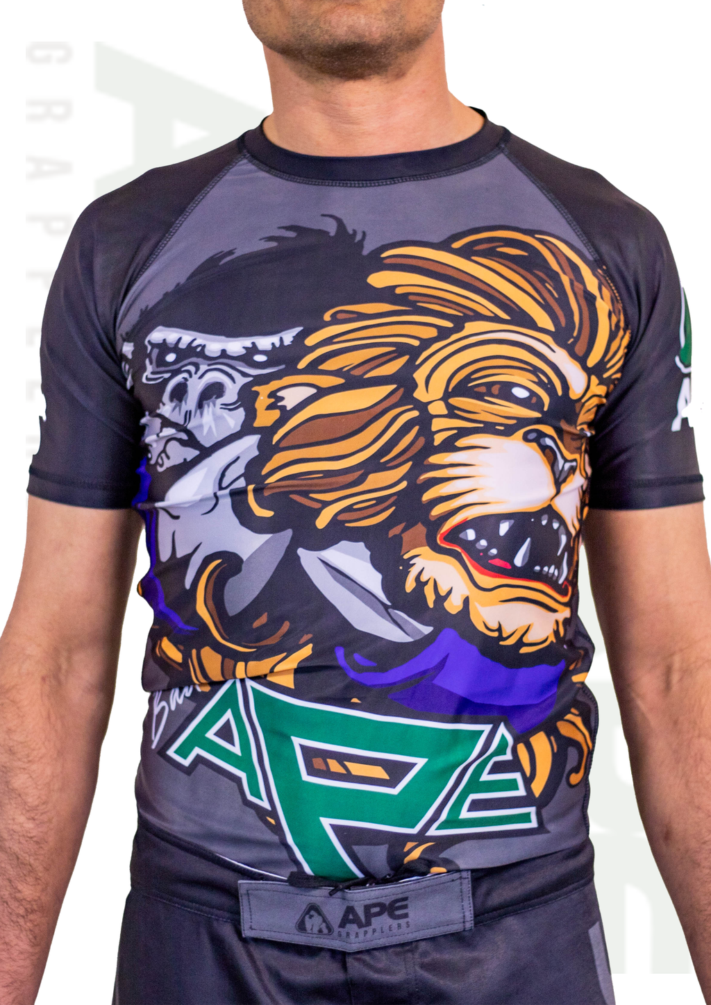 Ape Grappler Bad Ape Rash Guard (Short Sleeves)