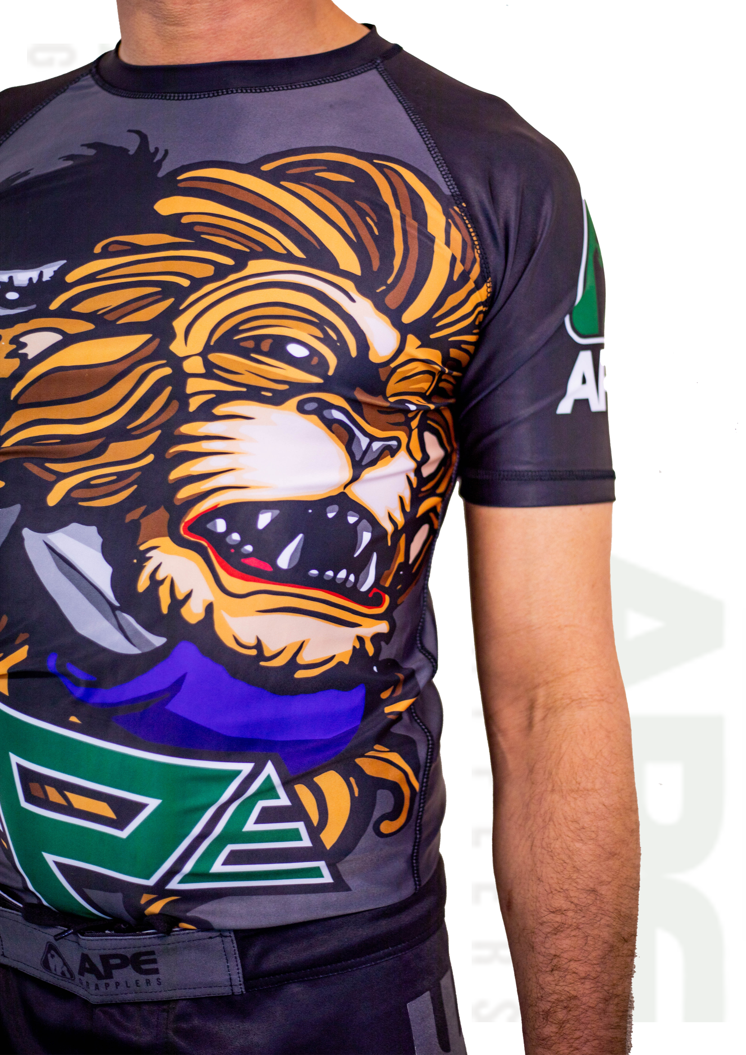 Ape Grappler Bad Ape Rash Guard (Short Sleeves)