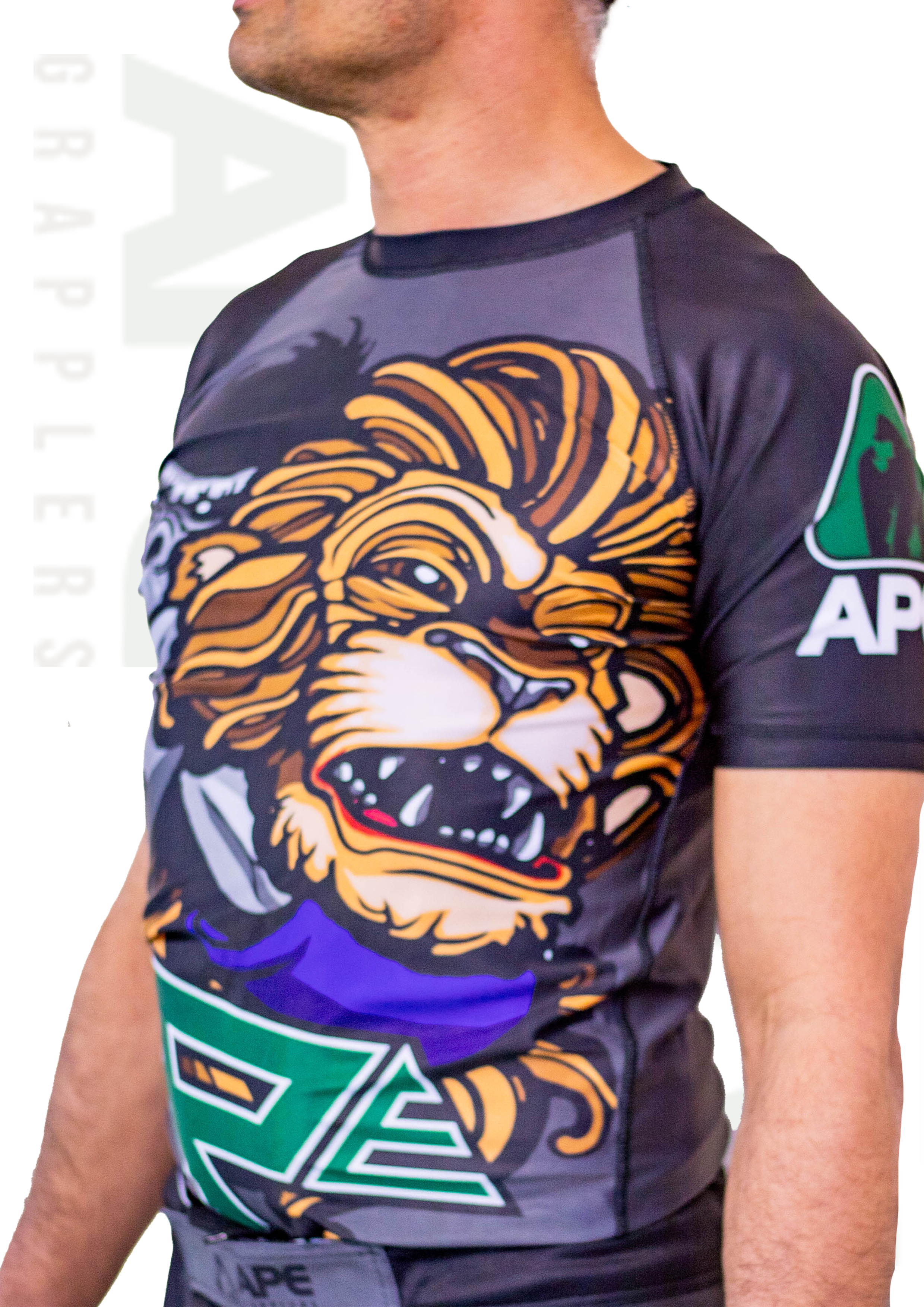 Ape Grappler Bad Ape Rash Guard (Short Sleeves)