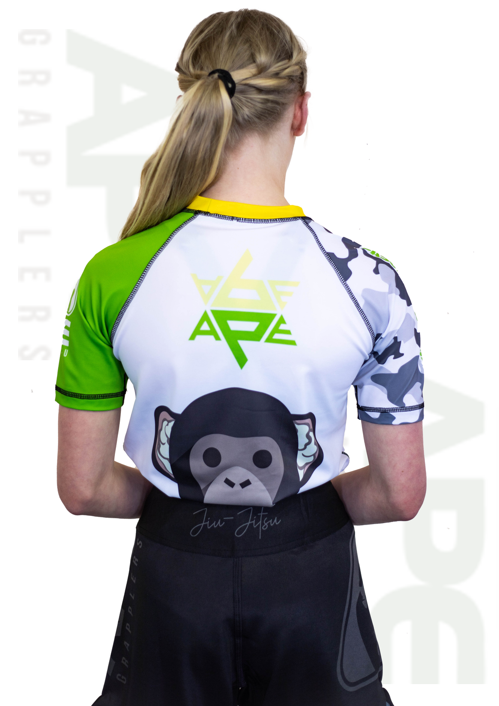 Ape Grappler Casca Grossinha Rash Guard Kids (Short Sleeve)