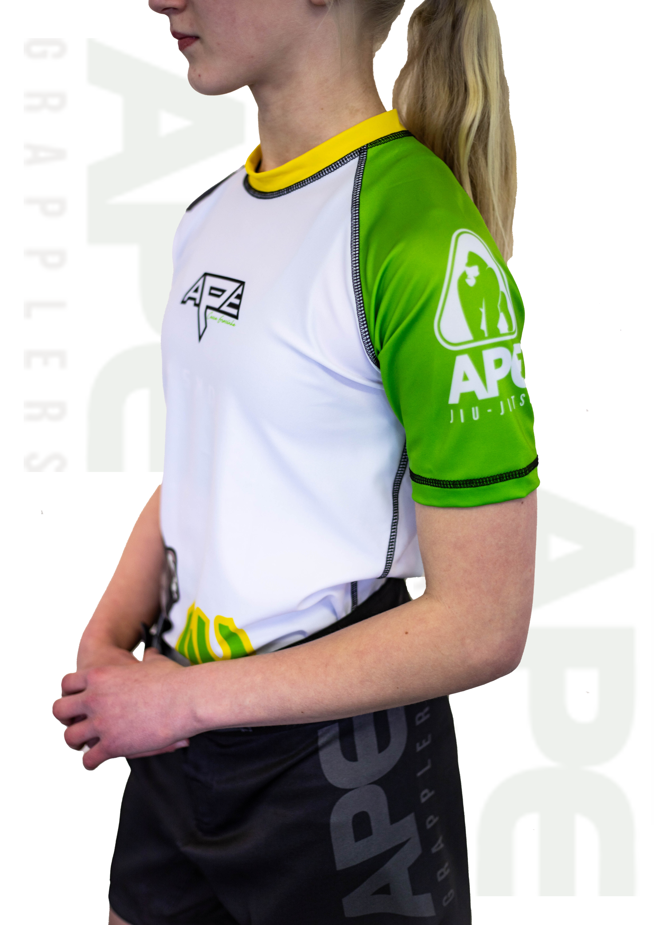 Ape Grappler Casca Grossinha Rash Guard Kids (Short Sleeve)