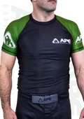 Ape Grappler Olive/Black Rash Guard Adult