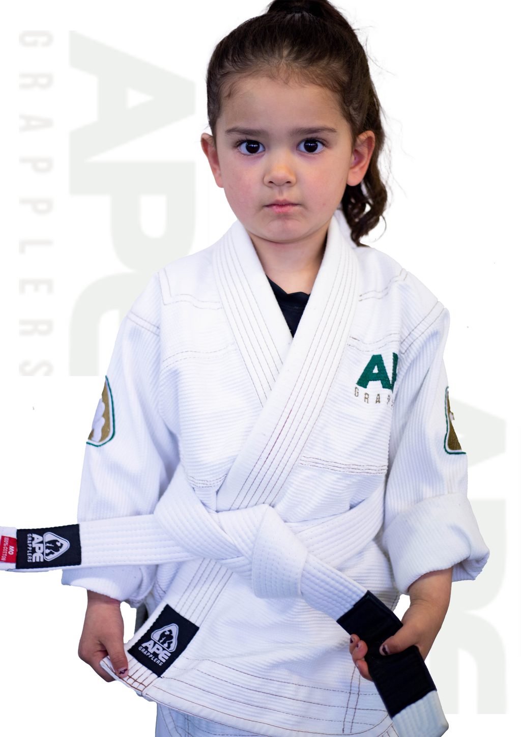 Ape Grappler Gi Kids White