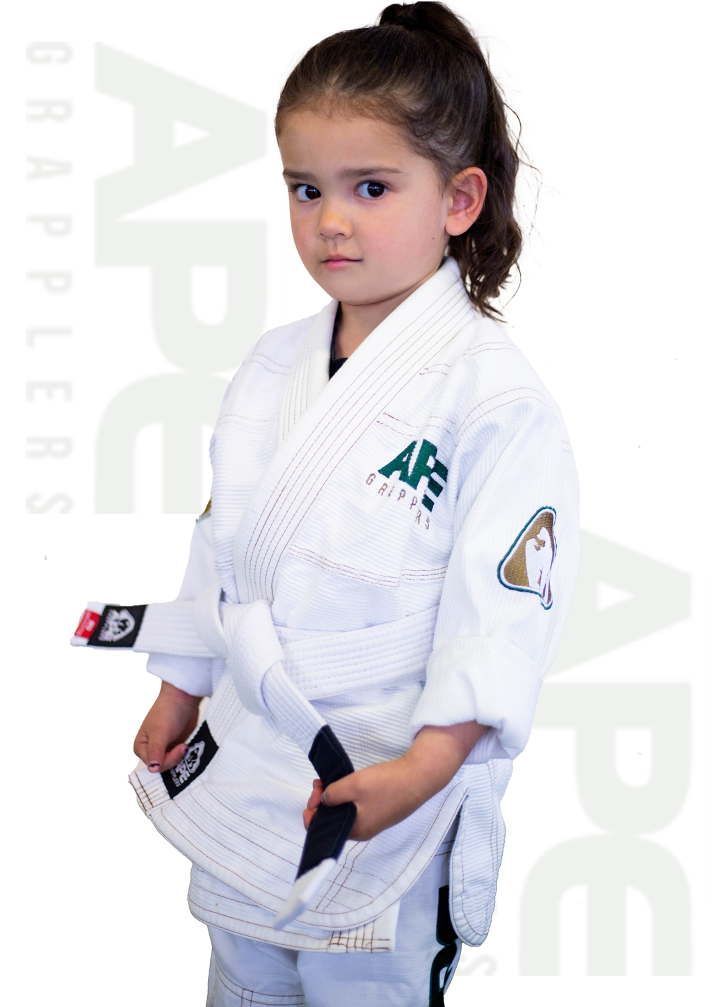 Ape Grappler Gi Kids White