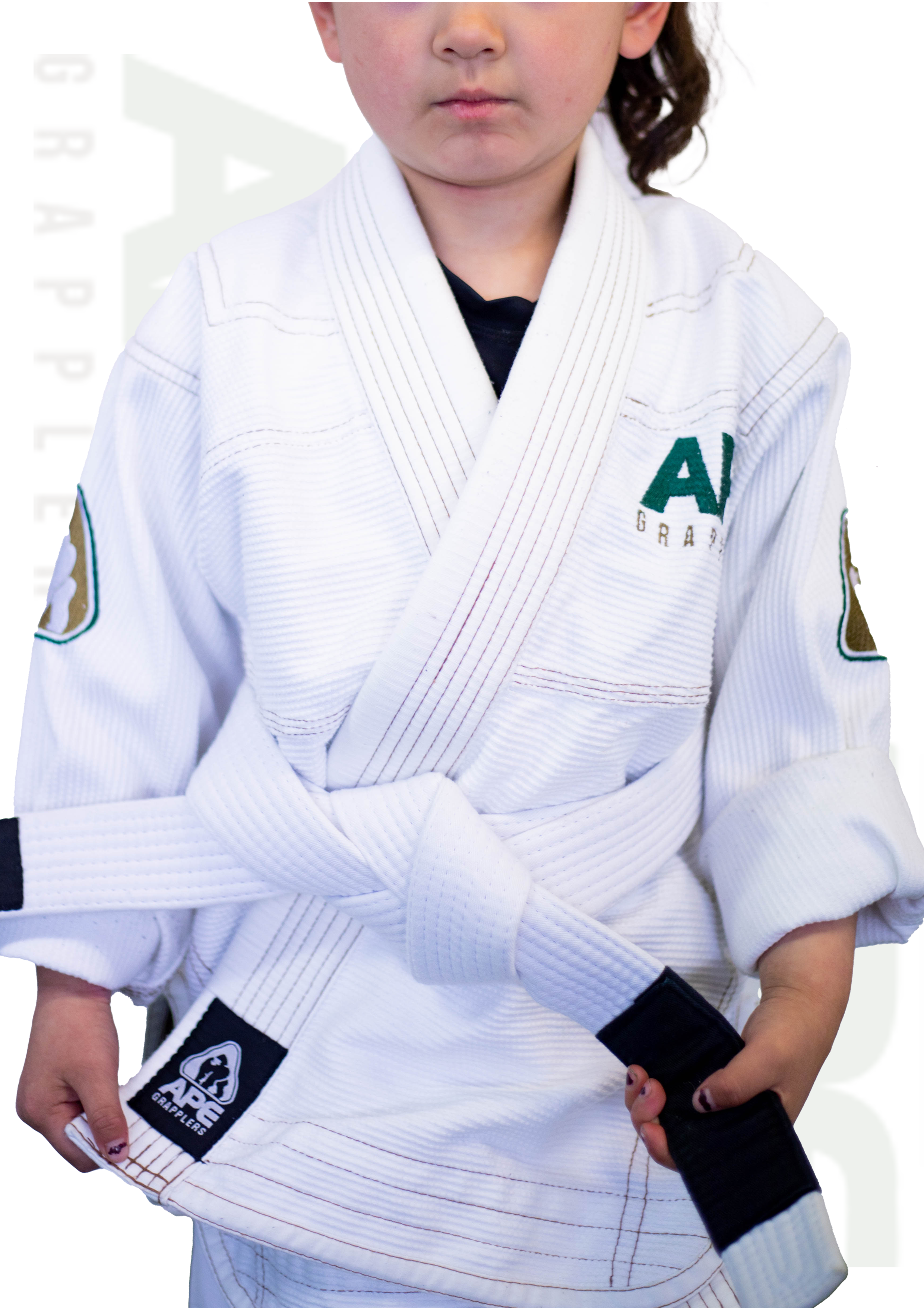 Ape Grappler Gi Kids White